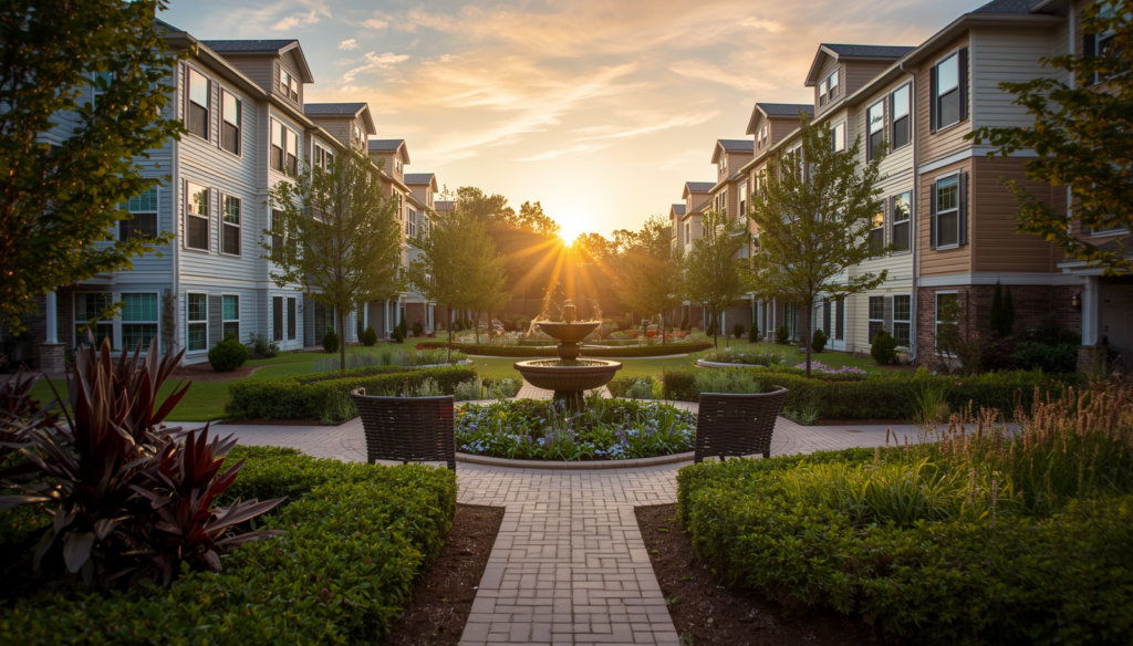 professional property management high quality property management services showing well maintained buildings, professional team, organized operations, and excellence in service